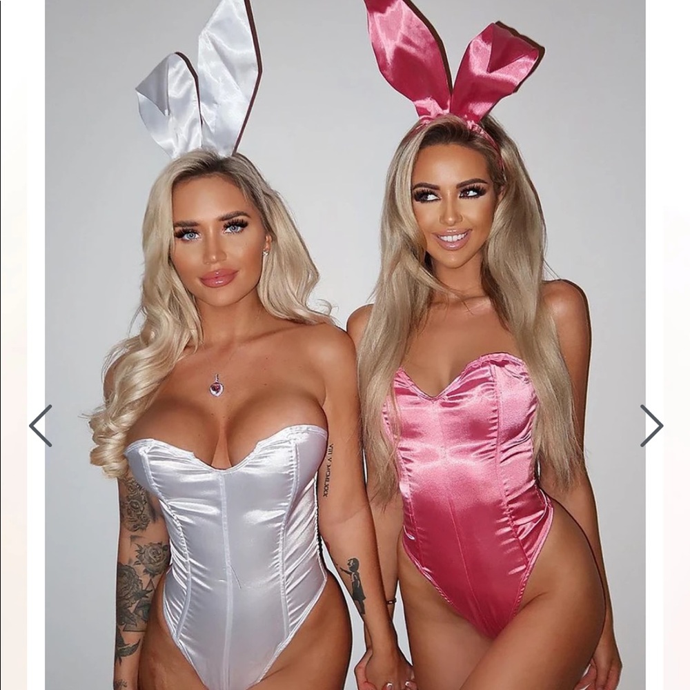 White bunny costume